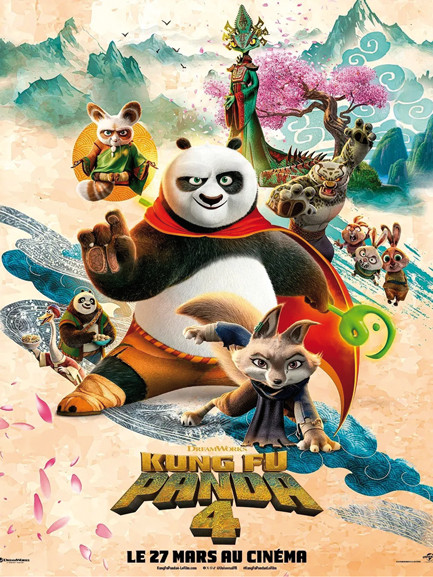 Affiche du film Kung fu panda 4